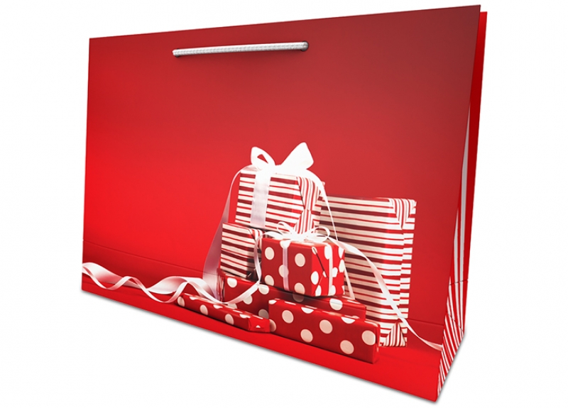 1016 Красная коробка, белая полоса (440Х330Х210) №10 (шт.)