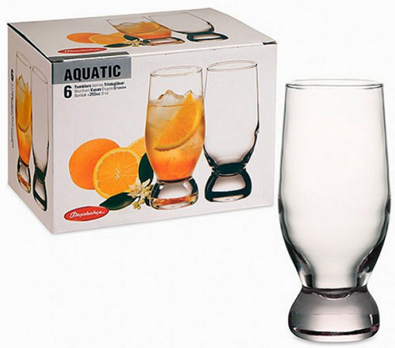 Акватик 42978 Набір склянок вис. 6шт-280гр Aqvatic