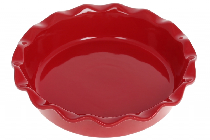 319-351 Кругла форма для випічки 26см, колір - червоний 25.5*6.3см