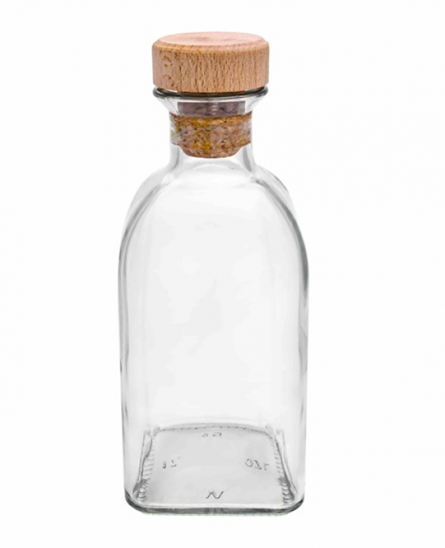 5014 Пляшка скло Frasca 700мл. з дерев'яною пробкою / 6 (шт.)