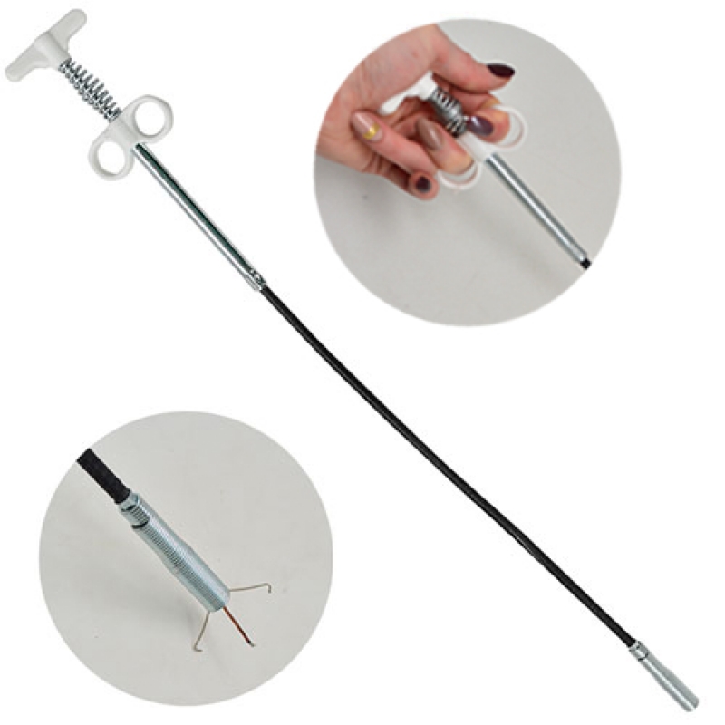 00594 Инструмент для очистки сточных труб и канализации 60см TD00594