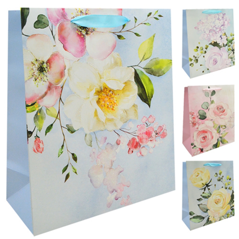 Пакет подарочный бумажный S Spring flower 25*19*10см ST01600-S