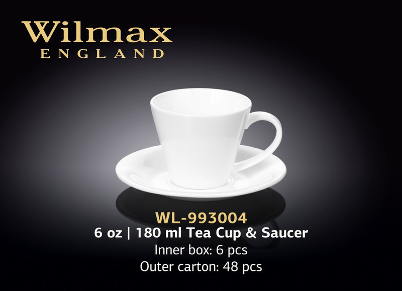 993004 Wilmax. Чашка кофейная & блюдце 180мл (шт.)
