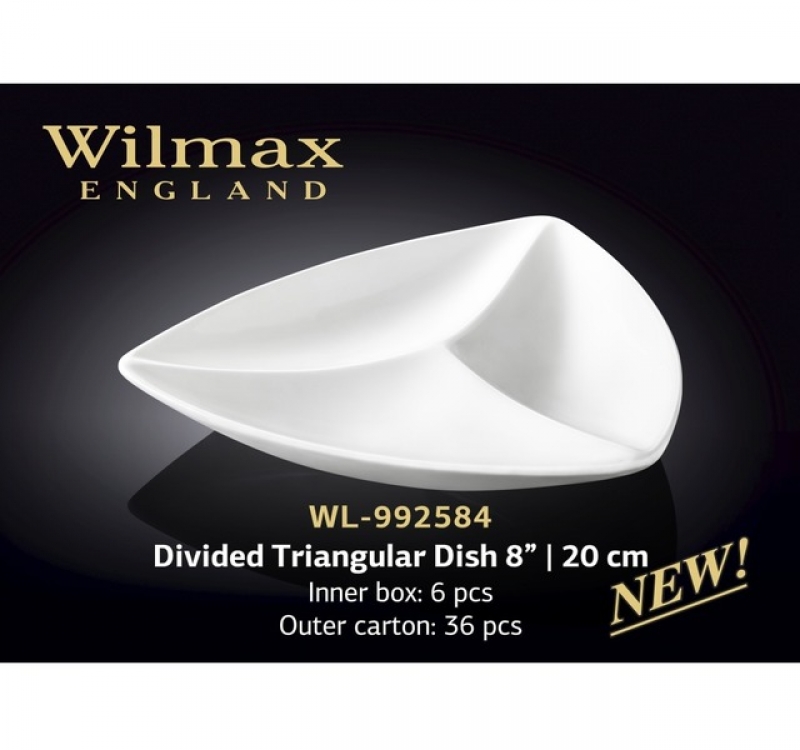 992584 Wilmax. Менажница треугольная 20см (шт.)