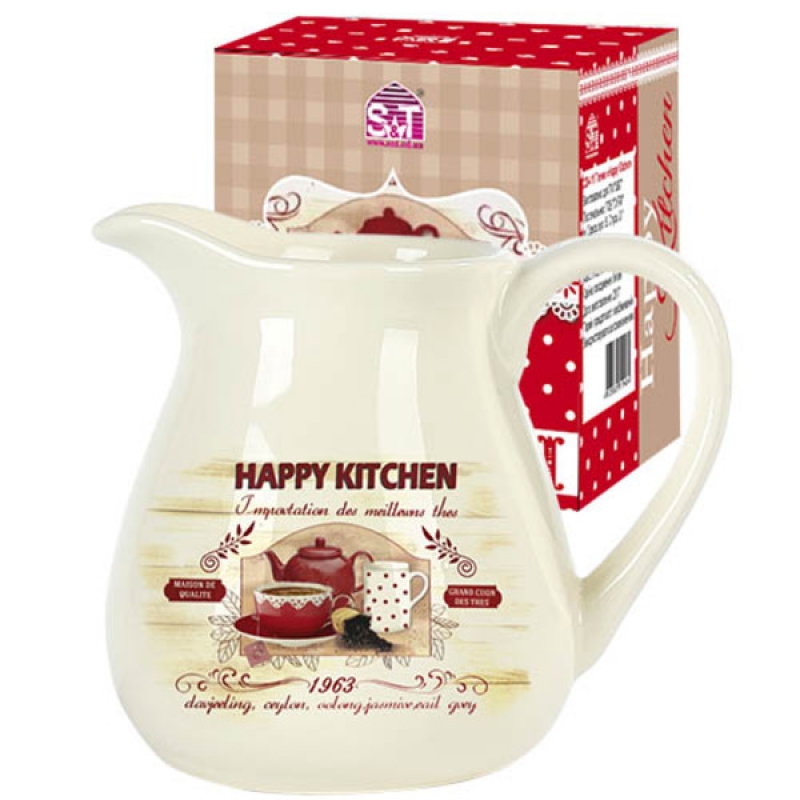 2234-11 Кувшин Happy Kitchen (об-м 1л, h-14см)