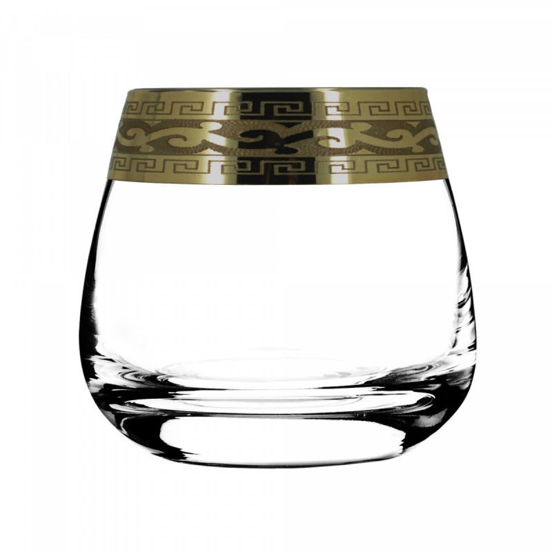 GE08-2070 Набір склянок 6шт 300мл віскі сір де коньяк Версаче / 4 (шт.)