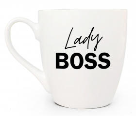 5098 Чашка 500 мл Lady boss black + подарочная коробка