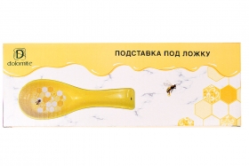 DM784-HN Подставка под ложку керамическая Honey, 23.5см, цвет -желтый