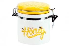 DM794-HN Банка керамічна 480мл з кришкою Honey