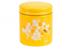 DM795-HN Банка керамічна 480мл з кришкою Honey
