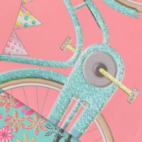 Пакет подарочный бумажный S Sweet bicycle 18*23*8см YM/ST01629-S