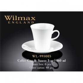 993005 Wilmax. Чашка кофейная & блюдце 160мл (шт.)