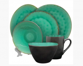 Зелена лагуна Набір чайний, 4 чашки 250мл + 4 блюдця JM0142/JM0400