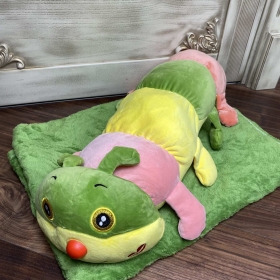 Плед - игрушка - подушка Гусеница