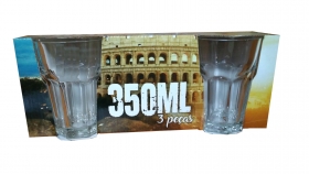 0357-CLM Набор стаканов 3шт 350мл Колизей